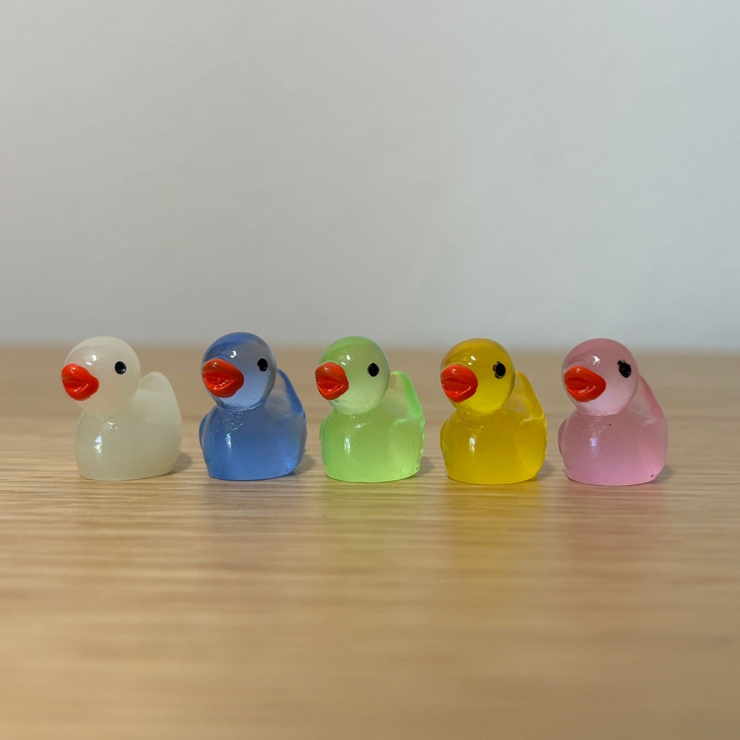 Mini Glow In The Dark Ducks Invertebrate Enclosure Decor